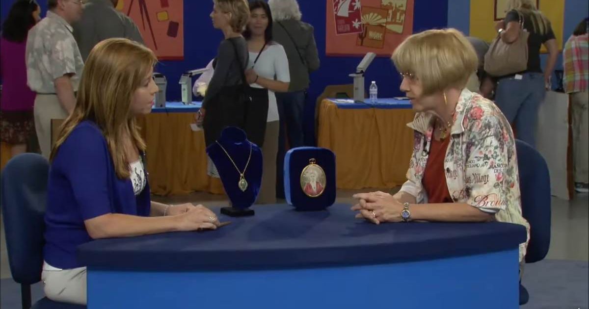 Screenshot showing the expert, the item, and the guest on the show (Cover image source: YouTube/Antiques Roadshow PBS)