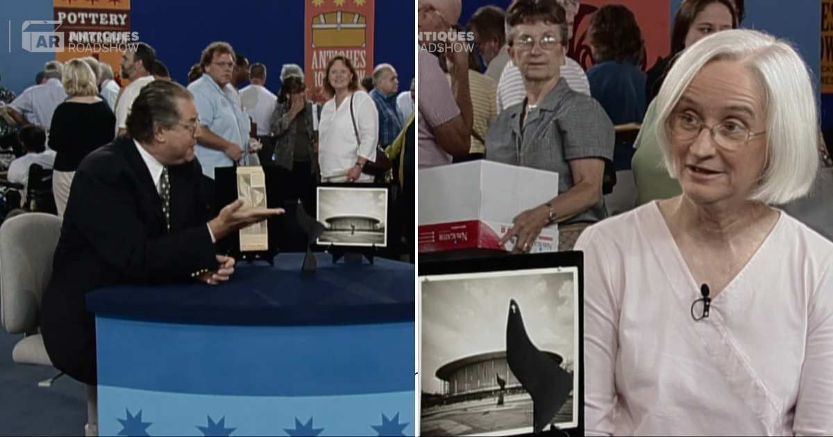 Screenshots showing the expert, and the guest's reaction to the appraisal (Cover image source: YouTube | Antiques Roadshow PBS)