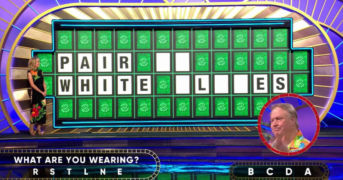 The puzzle that the player failed to solve (Covered image source: YouTube | Wheel of Fortune)