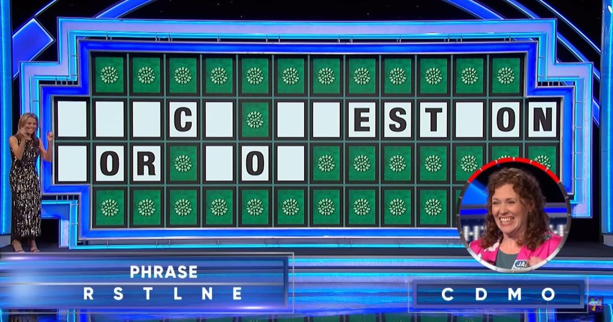 Screenshot showing the Bonus Round puzzle for the contestant (Cover image source: YouTube/Wheel Of Fortune)