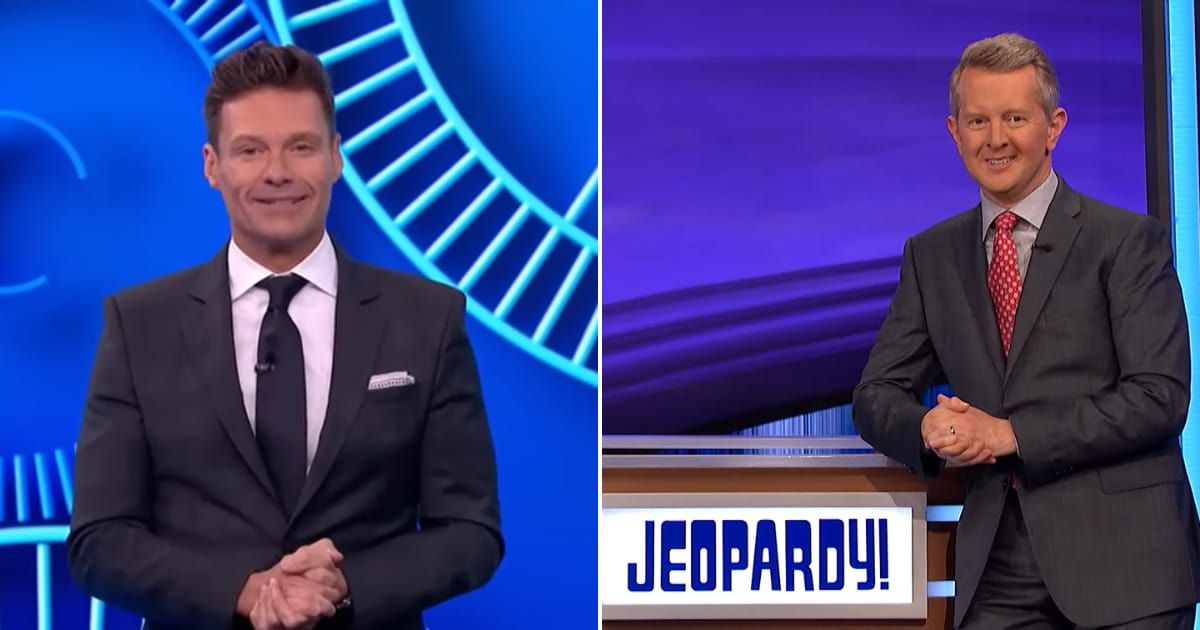 Screenshots showing Ryan Seacrest & Ken Jennings (Cover image source: YouTube/ Wheel of Fortune/Jeopardy!)