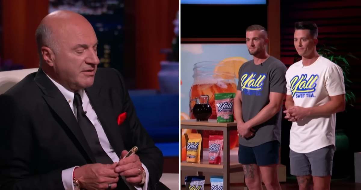 Screenshots showing Kevin O'Leary and the entrepreneurs on "Shark Tank" (Cover image source: YouTube | Sony Pictures Television)