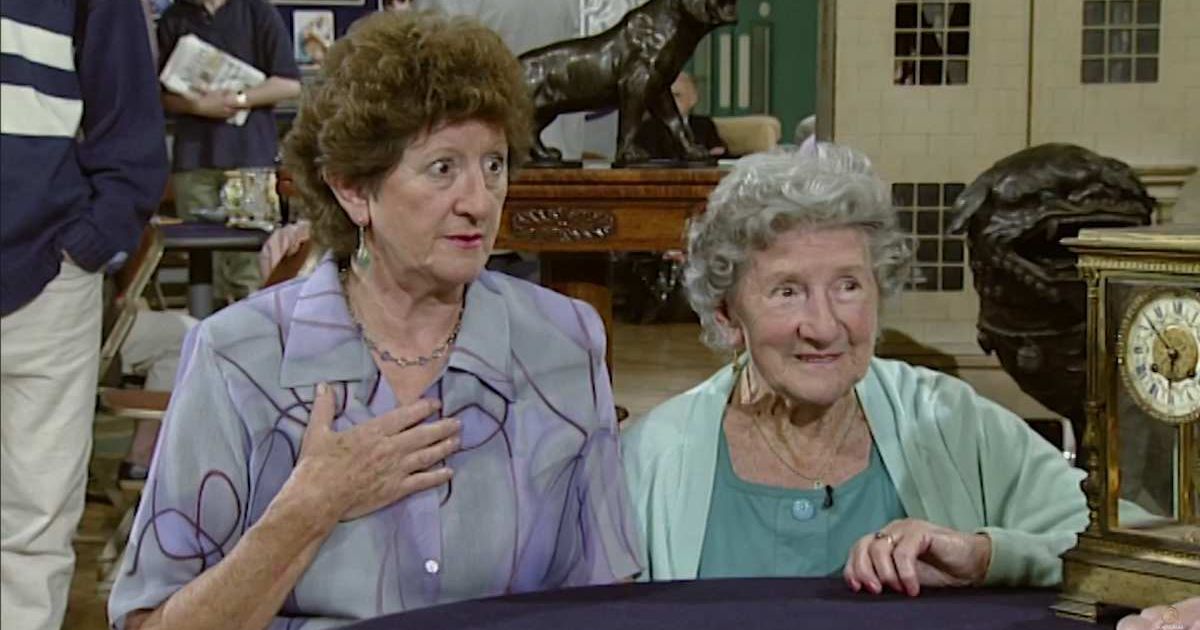 Screenshot showing the guest's reaction (Cover image source: YouTube/BBC Antiques Roadshow)