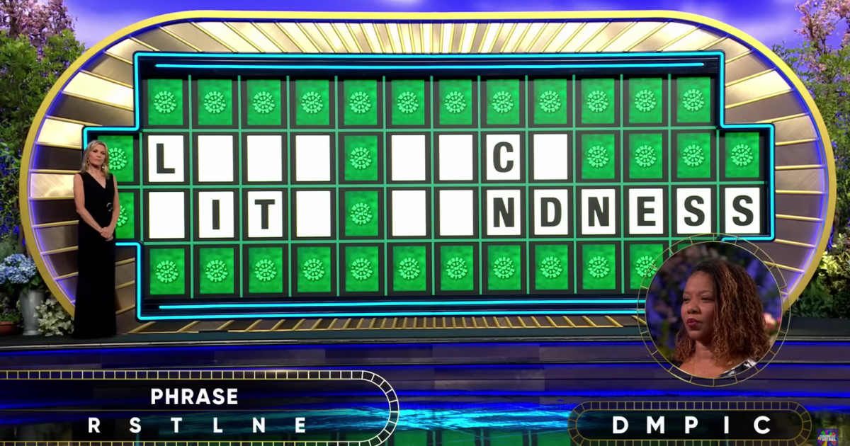 Screenshot showing the contestant trying to solve the puzzle on "Wheel of Fortune" (Cover image source: YouTube | Wheel of Fortune)