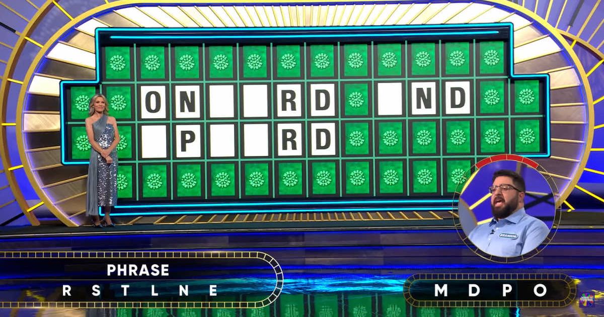 Screenshot showing the player giving a shoutout to his wife before solving the puzzle (Cover image source: YouTube/ Wheel of Fortune)