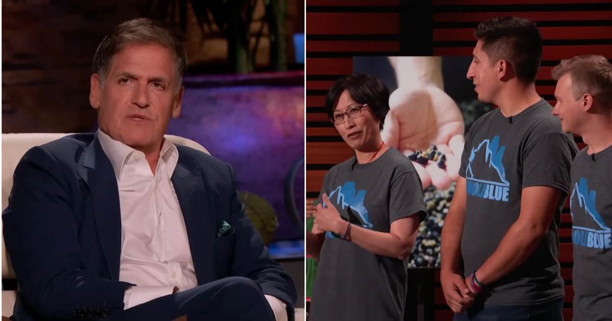 Screenshots showing Mark Cuban and the entrepreneurs on "Shark Tank." (Image credit: YouTube | Sony Pictures Television)