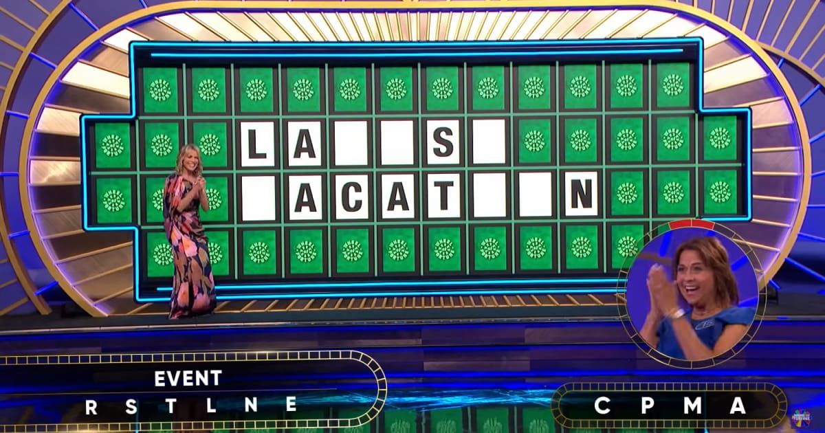 Screenshot showing Lisa Thomas attempting her Bonus Round puzzle (Cover image source: YouTube/ Wheel of Fortune)