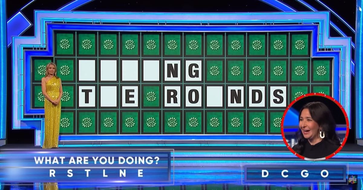 Screenshot showing Alicia attempting her Bonus Round puzzle (Cover image source: YouTube/Wheel of Fortune)