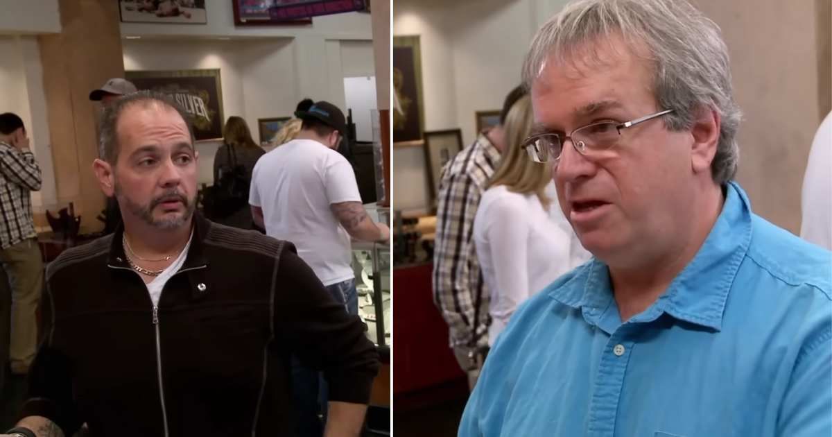 Screenshots showing the expert (L) and the guest on "Pawn Stars." (Cover Image Source: YouTube | Pawn Stars)