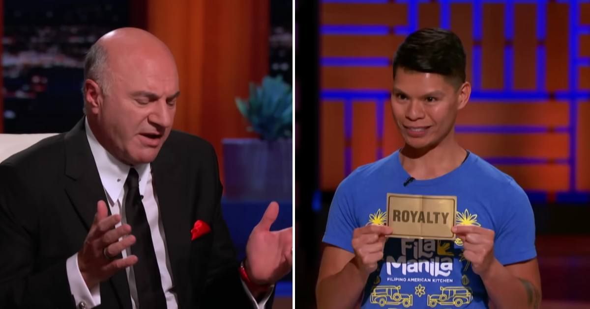 Screenshots showing Kevin O'Leary and the entrepreneur on "Shark Tank" (Cover Image Source: YouTube | Sony Pictures Television)