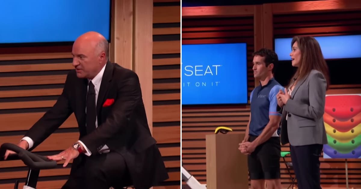 Screenshots showing Kevin O'Leary and the entrepreneurs on "Shark Tank." (Cover Image Source: YouTube | Sony Pictures Television)