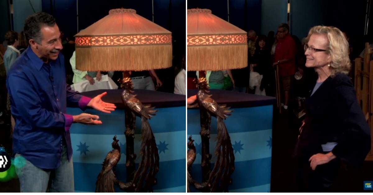 Screenshots showing the guest's reaction to the appraisal, and the expert on the show (Cover image source: YouTube/Antiques Roadshow PBS)