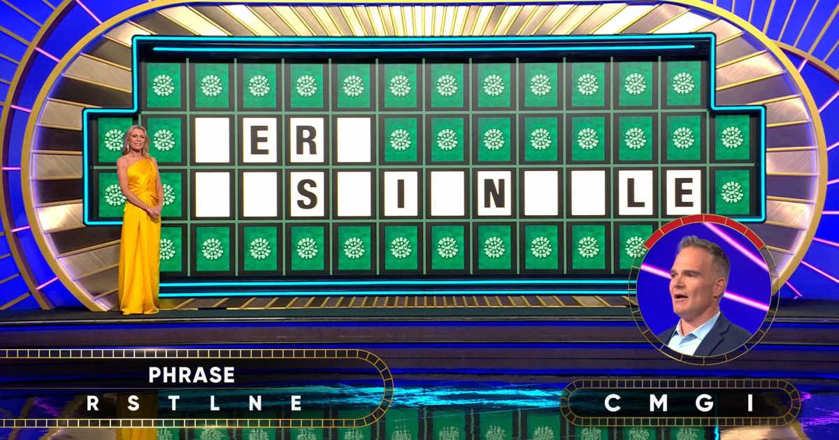 Screenshot showing Joe Ferroni attempting his Bonus Round puzzle (Cover image source: YouTube | Wheel Of Fortune)
