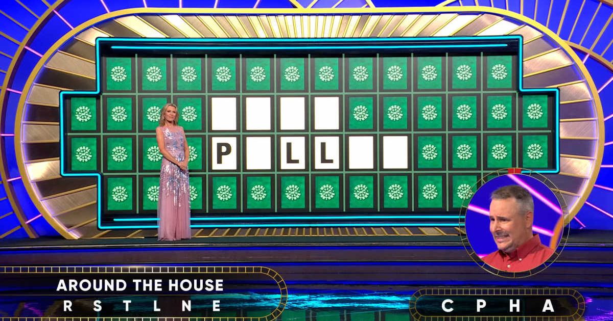 Screenshot showing Eric Handzel attempting the Bonus Round puzzle (Cover image source: YouTube/Wheel Of Fortune)