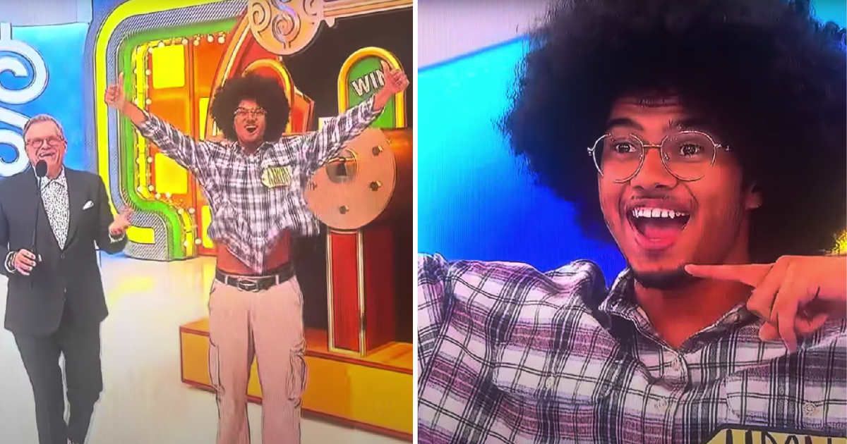 Screenshots showing Drew Carey and the contestant on "The Price is Right" (Cover Image Source: YouTube | Triniswagg92 Beastmode)