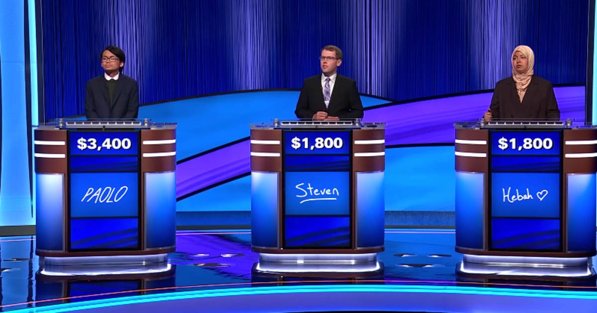 Screenshot showing the contestants attempting the question (Cover image source: YouTube | Jeopardy!)