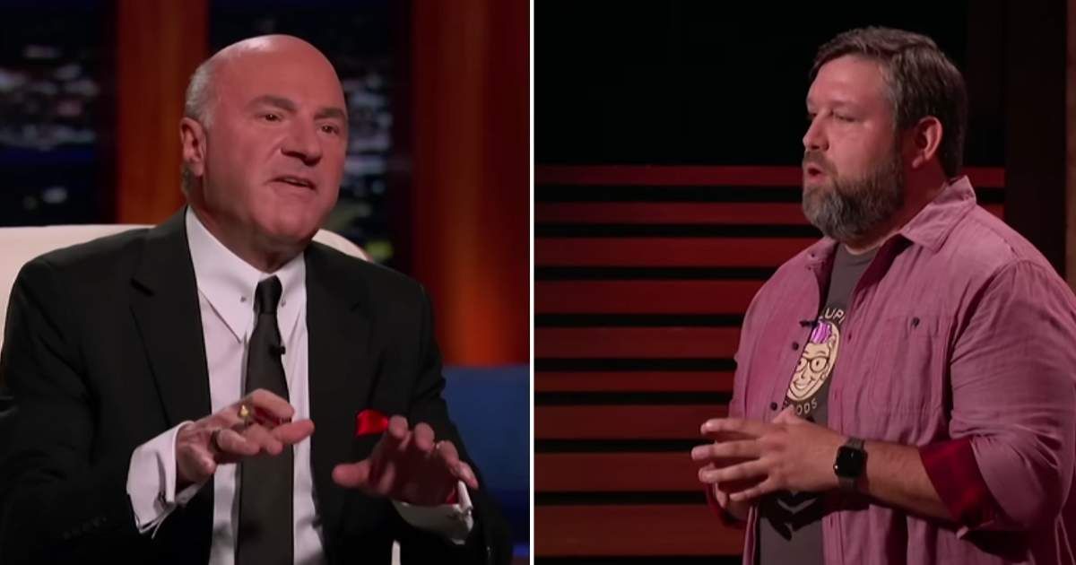 Screenshots showing Kevin O'Leary and the entrepreneur on "Shark Tank" (Cover Image Source: YouTube | Shark Tank Global)