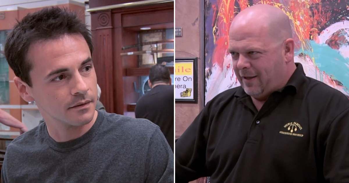 Screenshot showing the seller and Rick Harrison on Pawn Stars (Cover image source: Youtube/Pawn Stars)