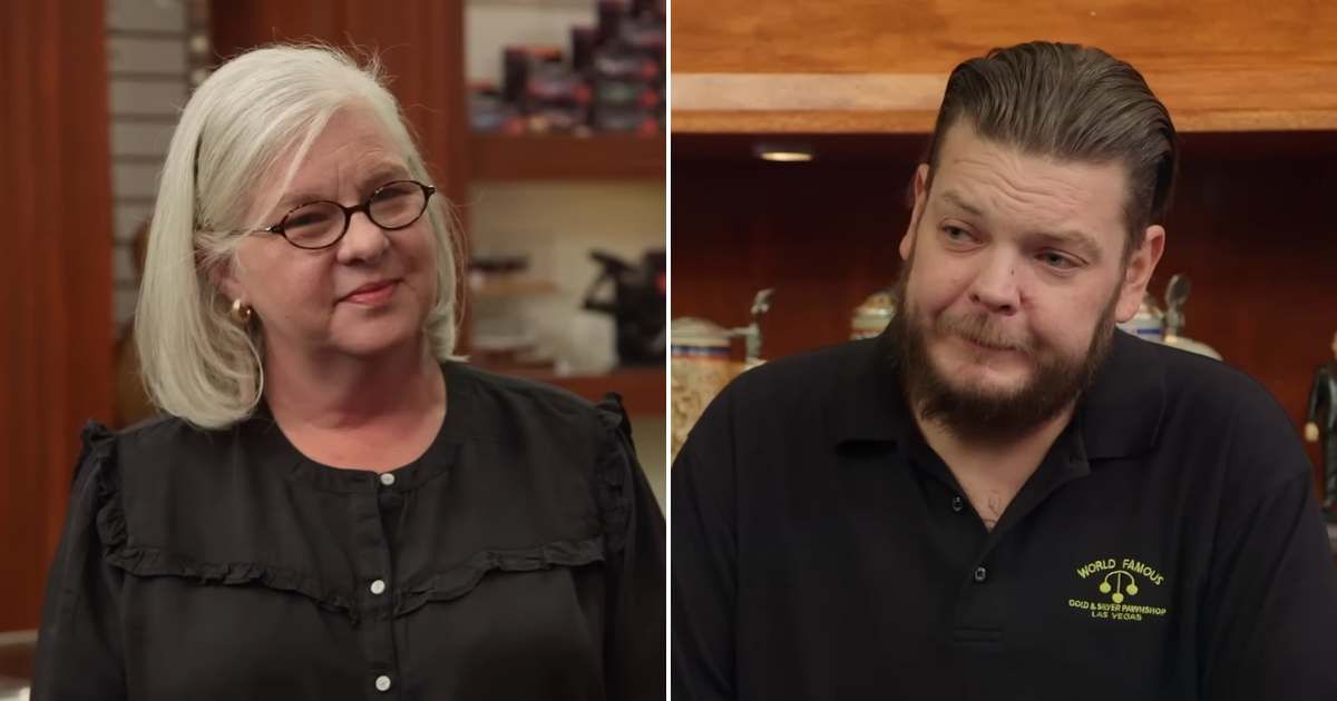 Screenshots showing the seller (L) and Corey Harrison on the show (Cover image source: YouTube/Pawn Stars)