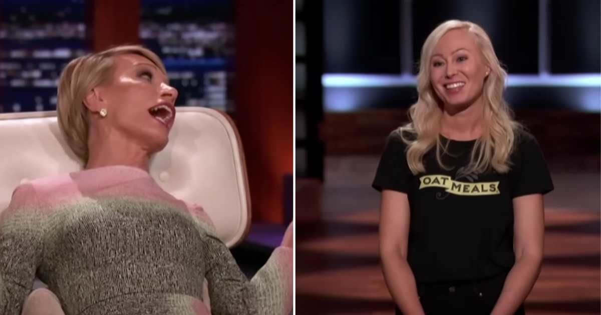 Screenshots showing Barbara Corcoran and the entrepreneur on "Shark Tank" (Cover Image Source: YouTube | Shark Tank Global)