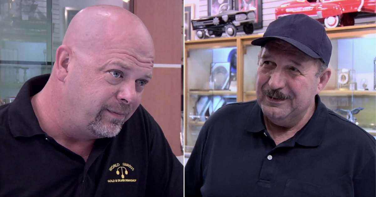 Screenshots showing Rick Harrison and the guest on "Pawn Stars" (Cover Image Source: YouTube | Pawn Stars)