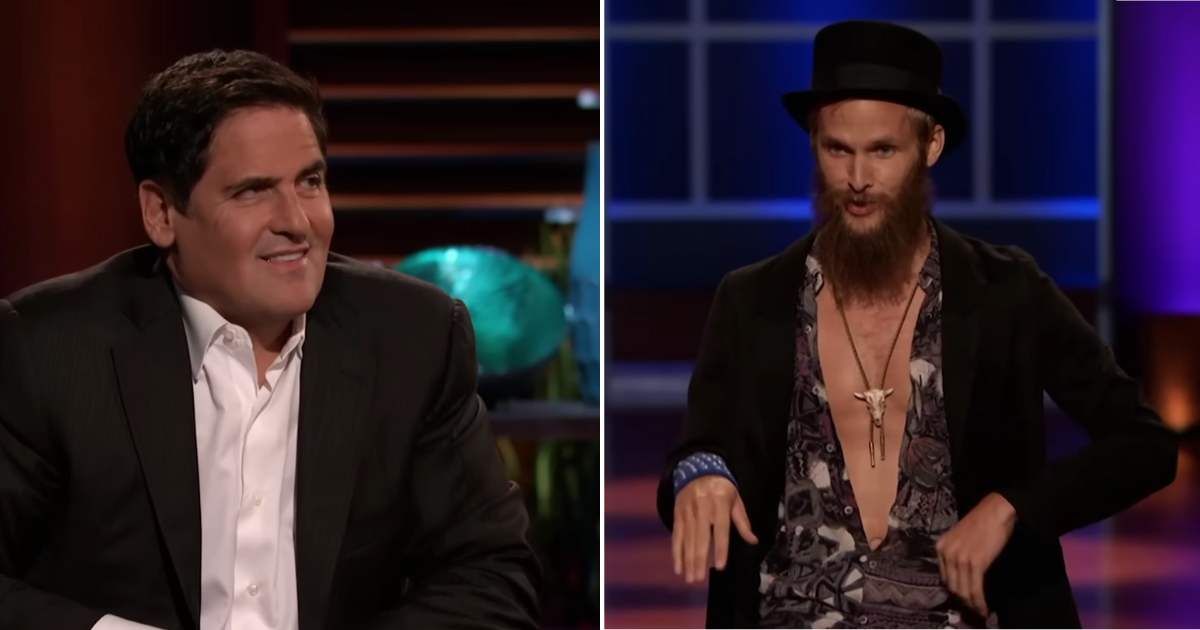 Screenshots showing Mark Cuban and the entrepreneur on "Shark Tank" (Cover Image Source: YouTube | Shark Tank Global)