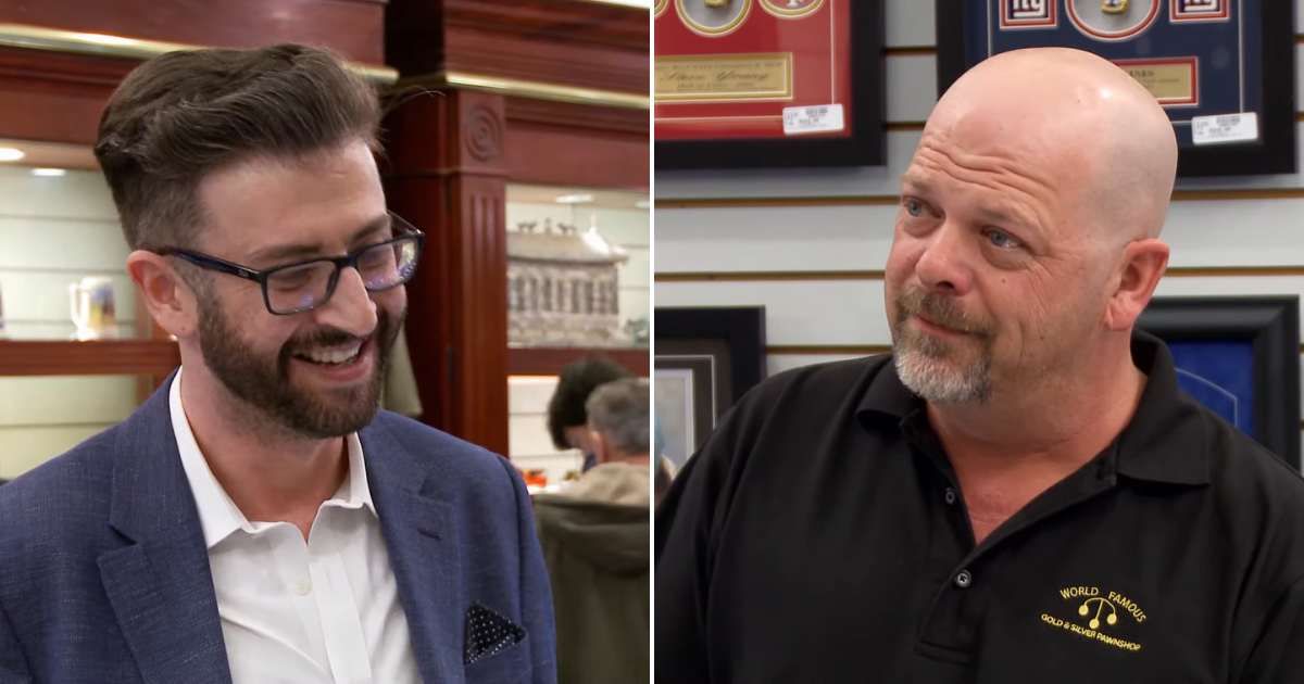 Screenshots showing the seller and Rick Harrison on the show (Cover image source: YouTube/Pawn Stars)