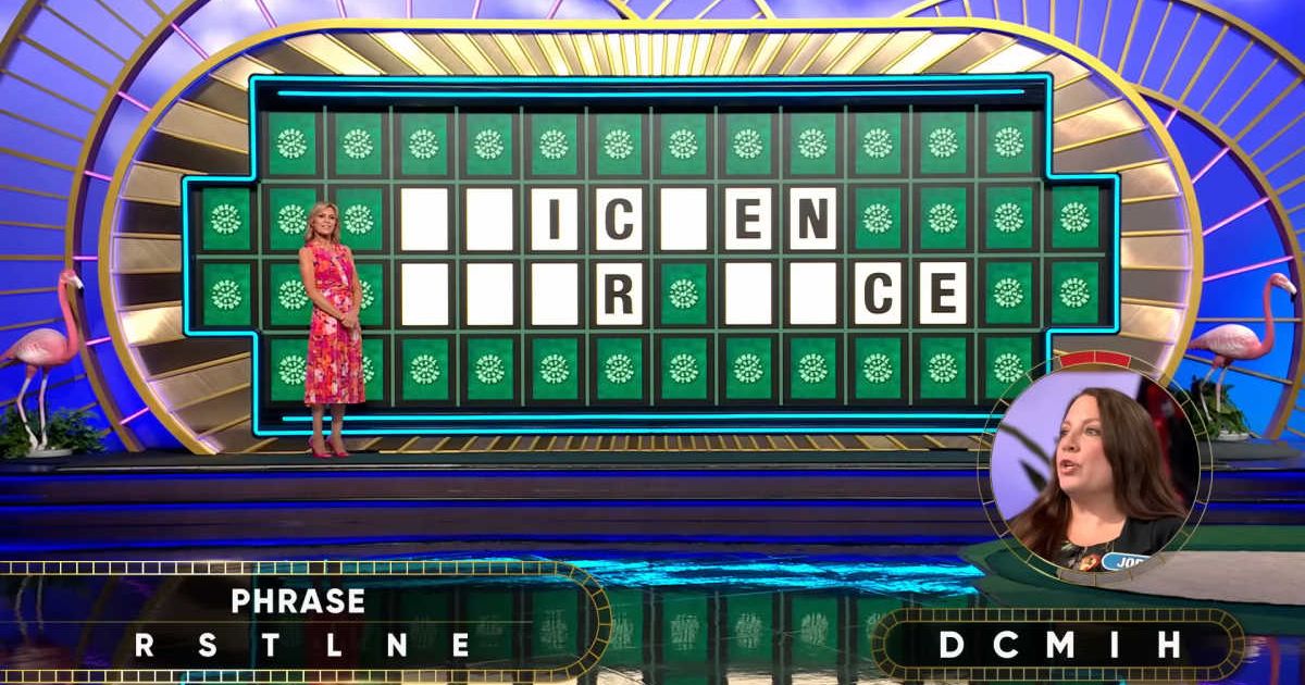 Screenshot showing Jodi Hope attempting her Bonus Round puzzle (Cover image source: YouTube/Wheel of Fortune)