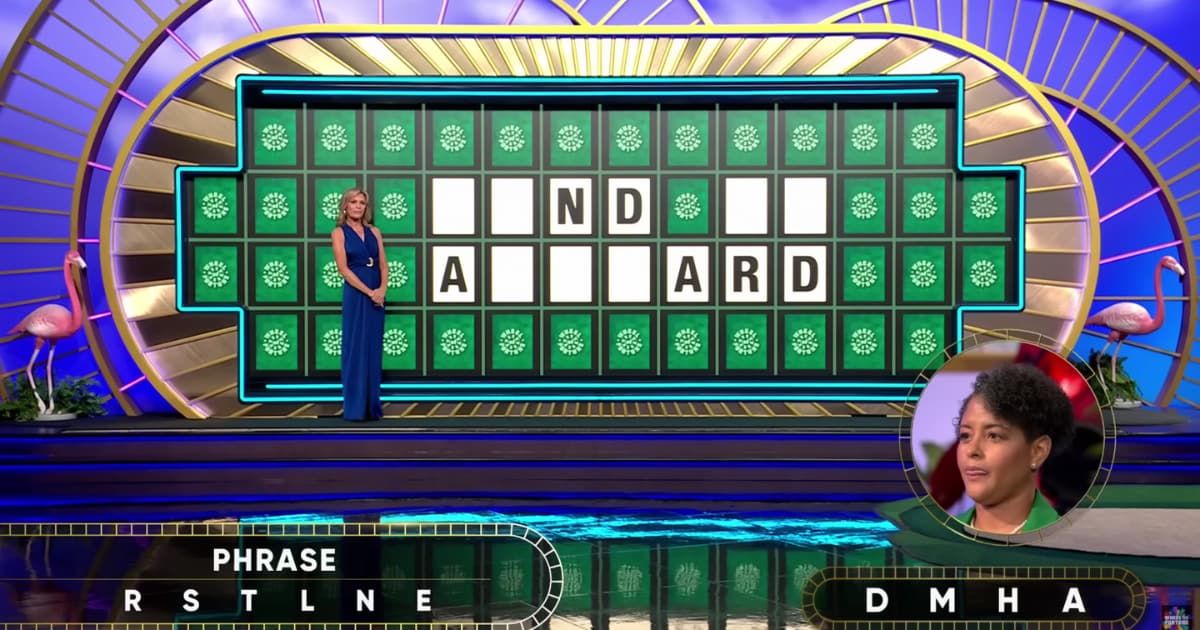 Screenshot showing the contestant trying to solve the puzzle on "Wheel of Fortune" (Cover Image Source: YouTube | Wheel of Fortune)