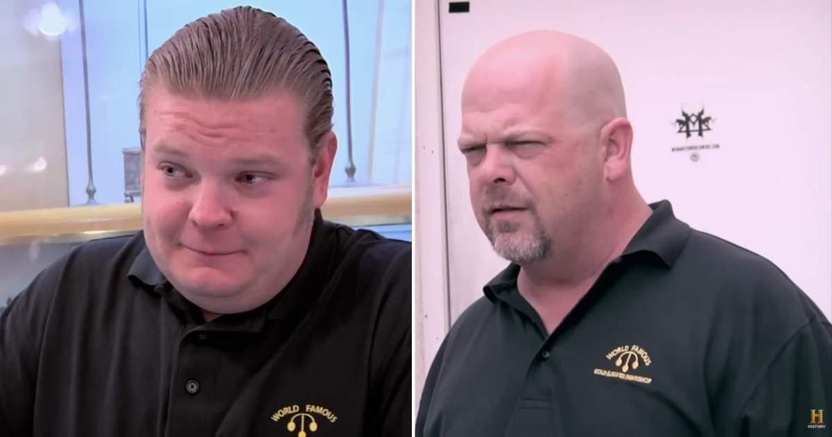 Screenshots showing Corey and Rick Harrison on "Pawn Stars" (Cover Image Source: YouTube | Pawn Stars)