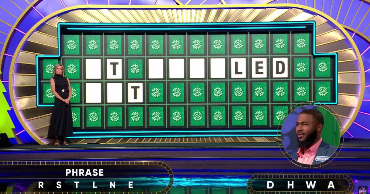 Screenshot showing the contestant trying to solve the puzzle on "Wheel of Fortune" (Cover Image Source: YouTube | Wheel of Fortune)