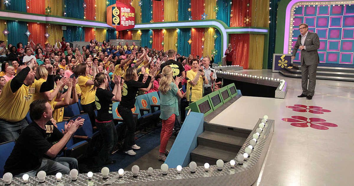 Drew Carey on "The Price Is Right" television show on March 12, 2012, in Los Angeles, California (Cover image source: Getty Images| Photo by Frederick M. Brown)