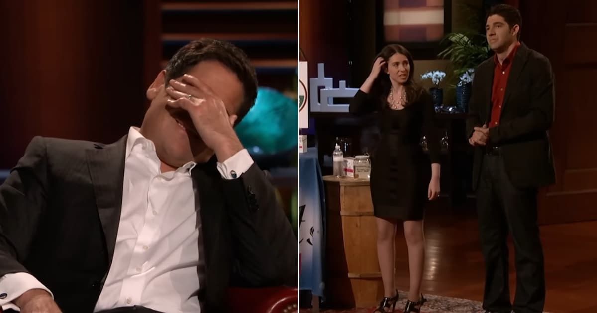 Screenshot showing Mark Cuban and the co-founders of Eco Nuts (Cover image source: YouTube | Shark Tank Global)