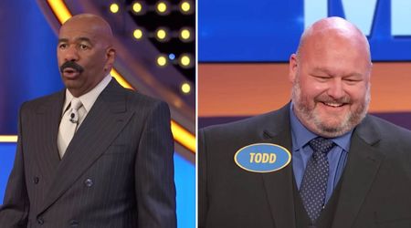 'Family Feud' host Steve Harvey pokes fun at contestant’s body — that he brought it upon himself