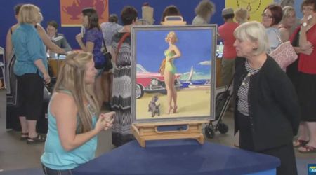 'Antiques Roadshow' guest covers her mouth in disbelief after mom's $200 painting gets appraised