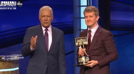 'Jeopardy' host Ken Jennings was once called out by Alex Trebek over an answer in wild TV moment