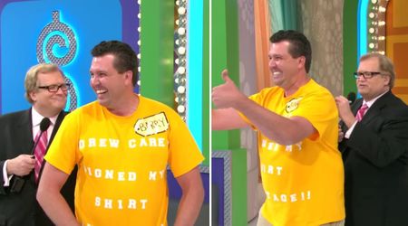 'Price is Right' contestant wins a brand new car just after Drew Carey signed the back of his t-shirt