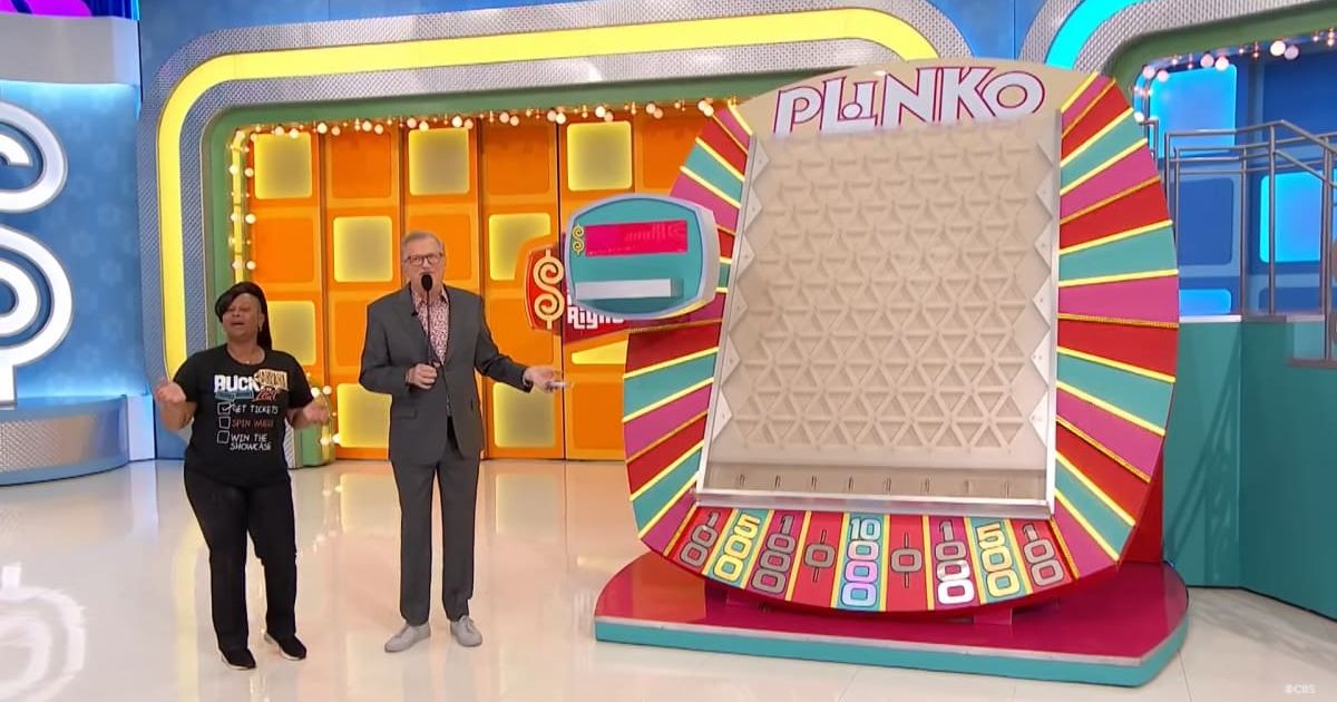 Screenshot showing the set up of the Plinko Game (Cover image source: YouTube | The Price Is Right)