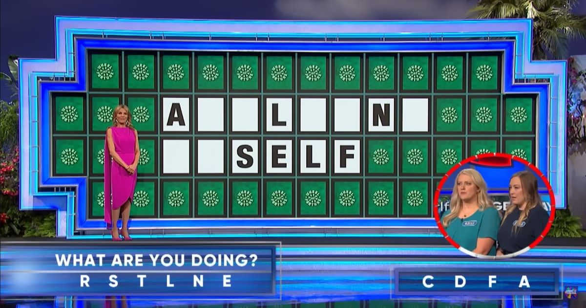Screenshot showing the Bonus Round puzzle (Cover image source: YouTube/Wheel of Fortune)