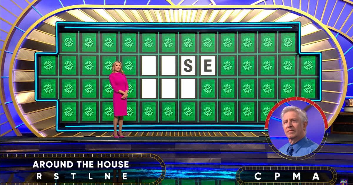 Screenshot showing the Bonus Round puzzle (Cover image source: YouTube/Wheel of Fortune)
