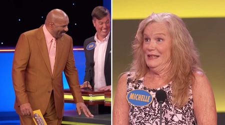 'Family Feud' contestant repeats an answer without having a clue that her teammate already said it