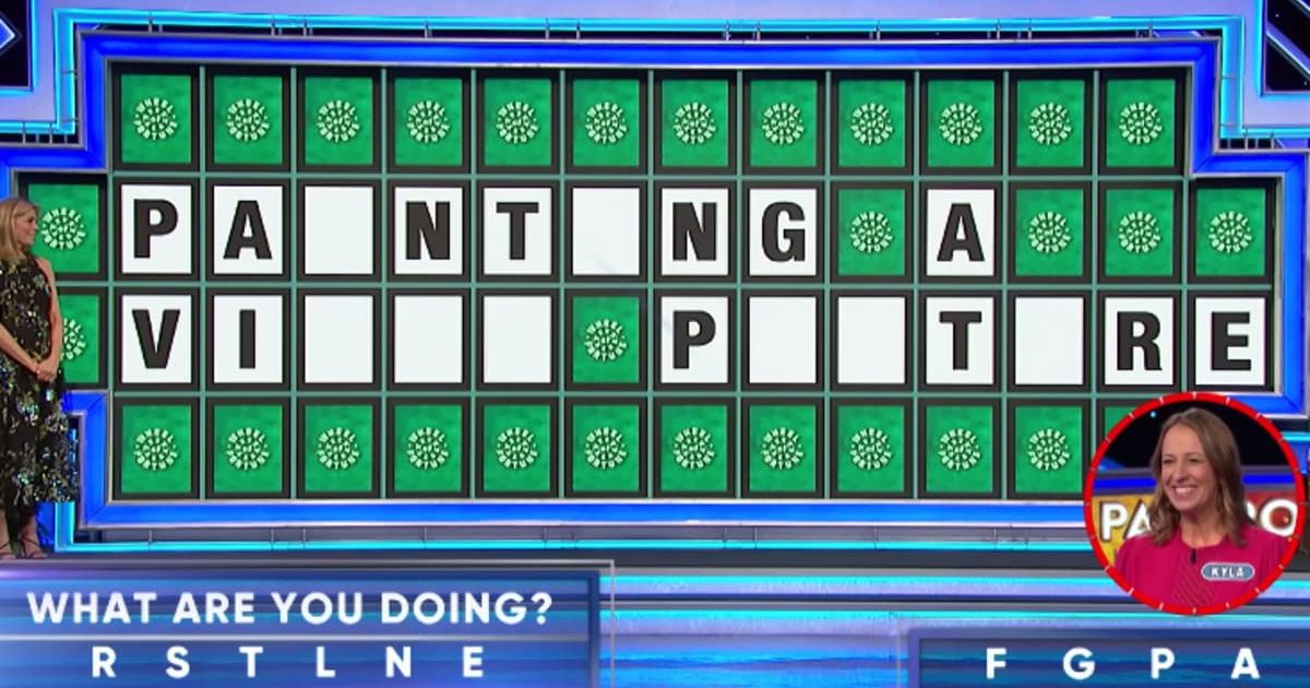 The woman struggling to solve the bonus round puzzle (Cover image source: YouTube | Wheel of Fortune)