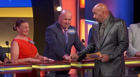 'Family Feud' host Steve Harvey tells contestant to fix things with his wife after awkward answer