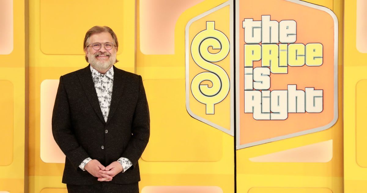 Screenshots showing Drew Carey on "The Price is Right" (Cover image source: Facebook| Price is Right )
