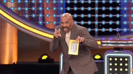 'Family Feud' host Steve Harvey loses his mind after hearing wild answers on sports team