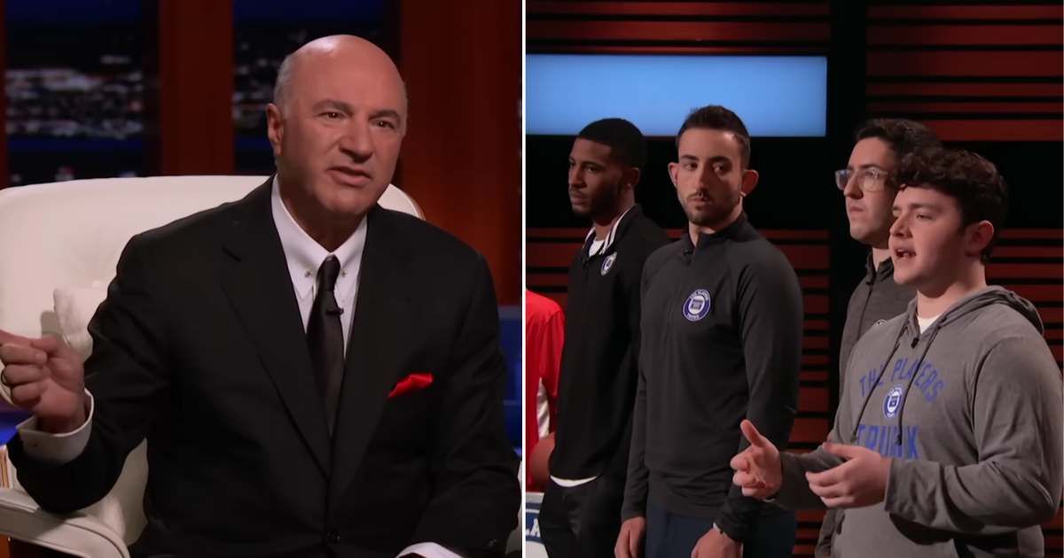 Screenshots showing Kevin O'Leary and the entrepreneurs on "Shark Tank" (Cover image source: YouTube | Sony Pictures Television)
