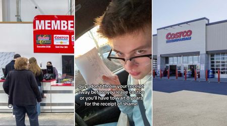 Costco customer throws away his receipt before leaving the store — instantly regrets the move
