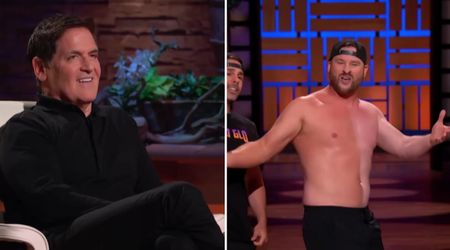 'Shark Tank' contestant takes off his shirt to flaunt his tan — signs $200,000 deal with Mark Cuban
