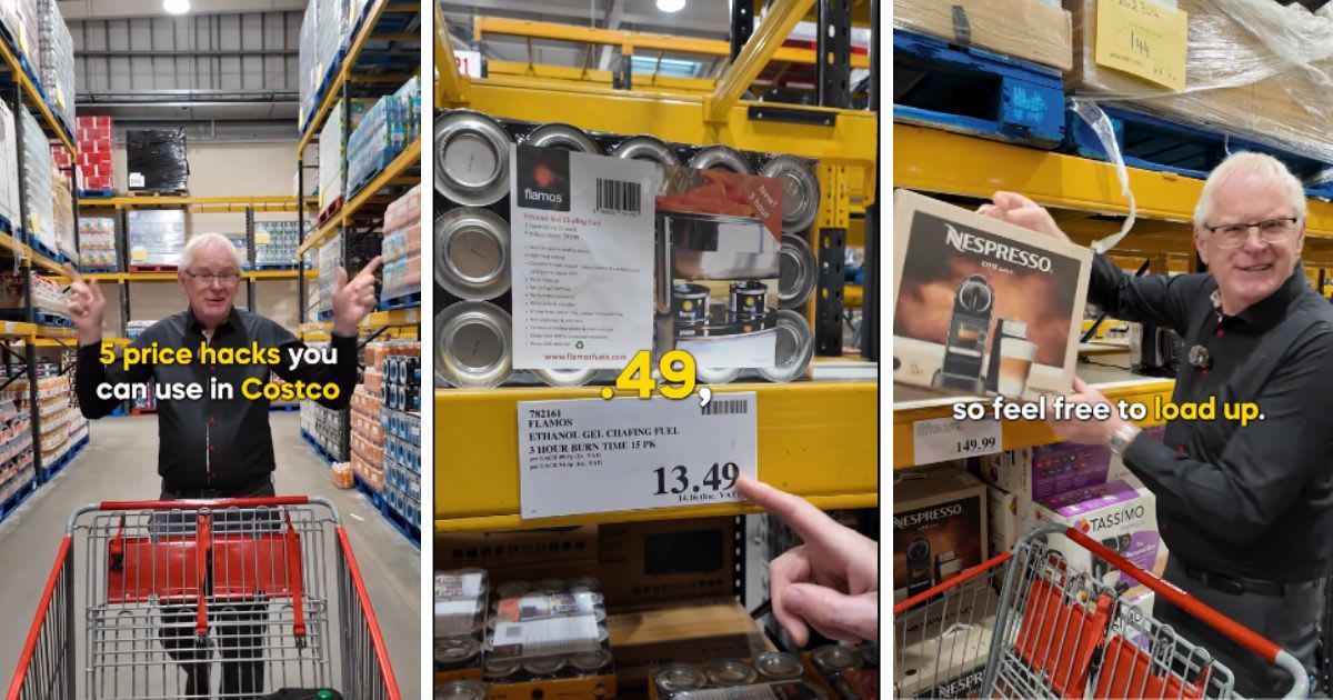 Screenshots of Mark Tilbury at Costco (Cover Image Source: TikTok| @marktilbury) 