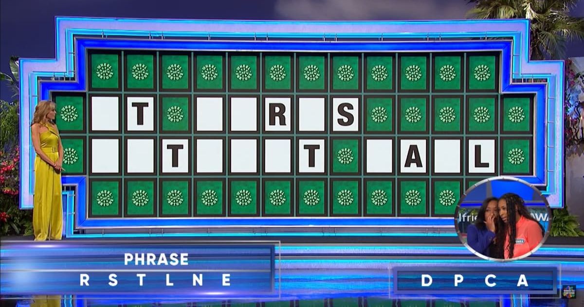 Screenshot showing Toya & Dionna attempting their Bonus Round puzzle (Cover image source: YouTube/Wheel of Fortune)
